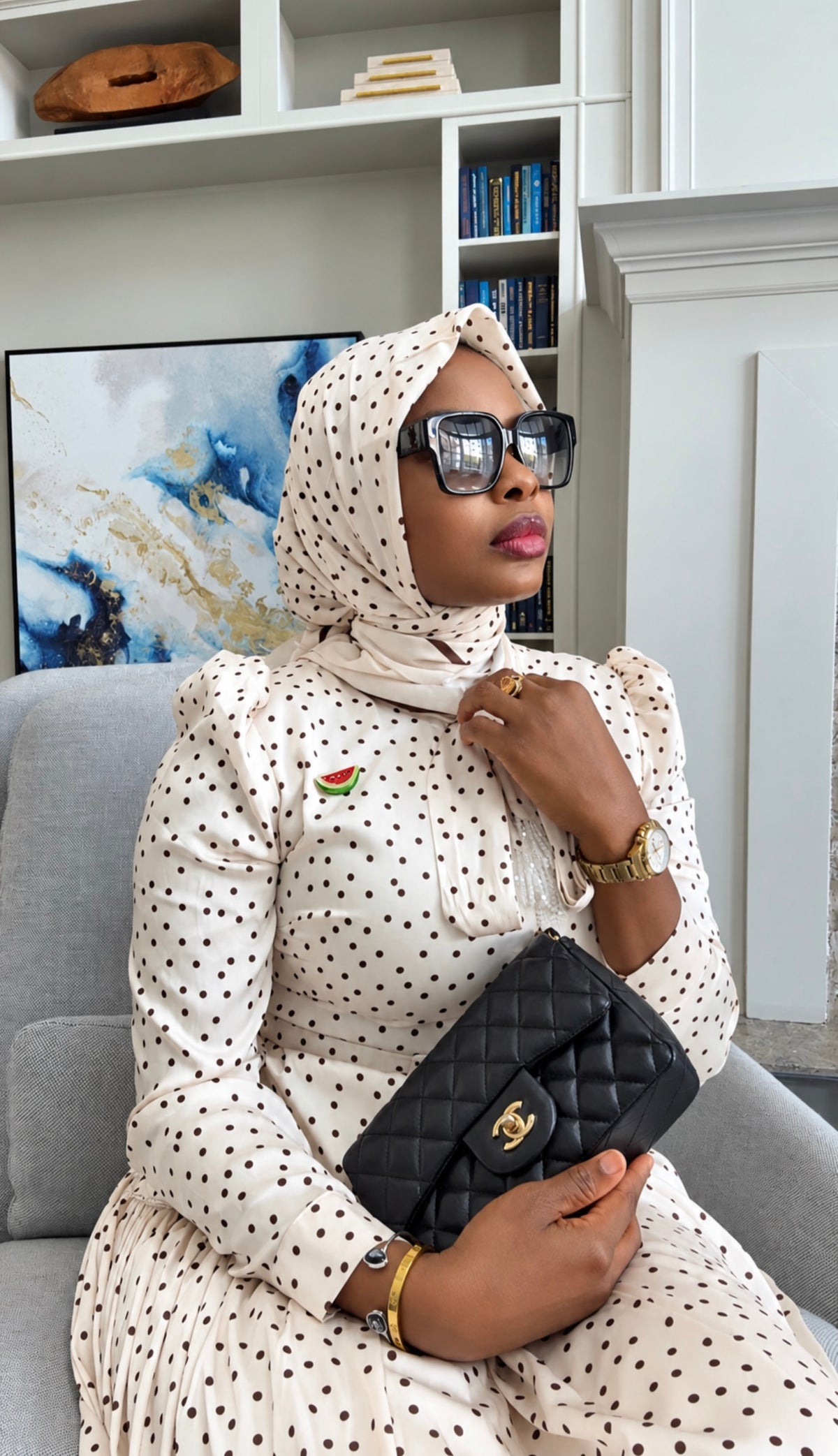 Safiya polka dot
